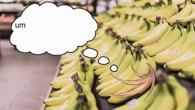 Bunch Of Bananas Saying Um GIF