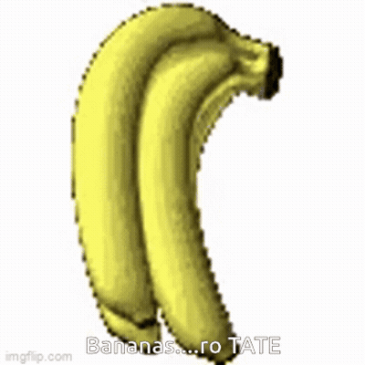 Bunch Of Bananas With Rotate Text GIF