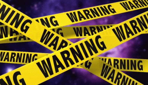 Bunch Of Yellow Warning Tape GIF
