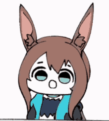 Bunny Anime Pog Reaction GIF