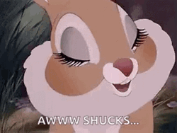 Bunny Aww Shucks GIF