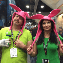Bunny Couple Cosplay GIF