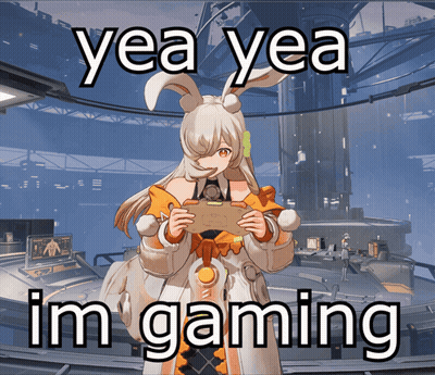 Bunny Ears Girl Controller Yea Yea Im Gaming GIF