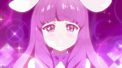 Bunny Girl Purple Hair Anime GIF