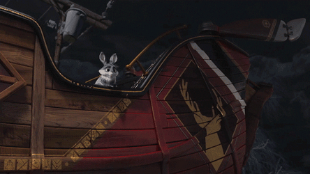 Bunny Hopping Out Of Sleigh Rise Of Guardians GIF
