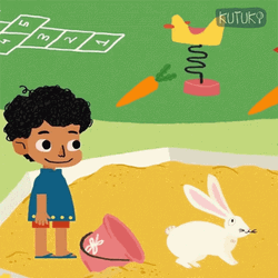 Bunny Hopping With Kutuki Kutu GIF