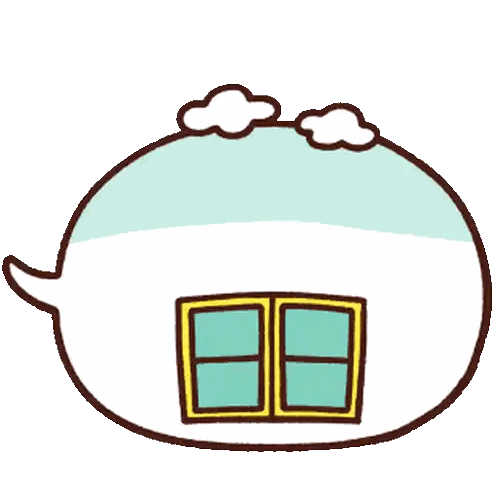 Bunny Looking Out Window With Gunaydin Sticker
