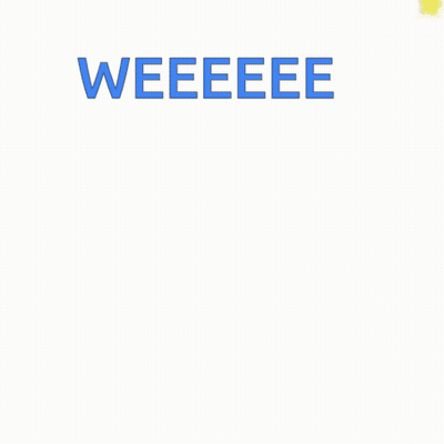 Bunny On Skateboard Saying Weee GIF