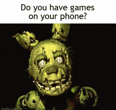 Bunny Saying Do You Have Games On Your Phone GIF