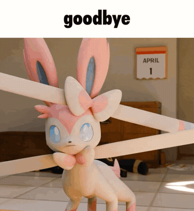 Bunny Saying Goodbye GIF