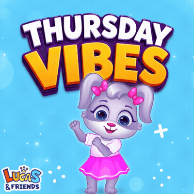 Bunny Saying Thursday Vibes GIF