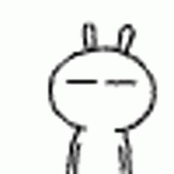 Bunny Sticker Have No Idea GIF