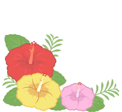 Bunny Sticker Surrounded By Flowers Sticker