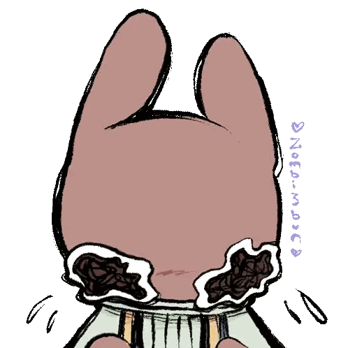 Bunny With Collar And Noeo-Magic Sticker