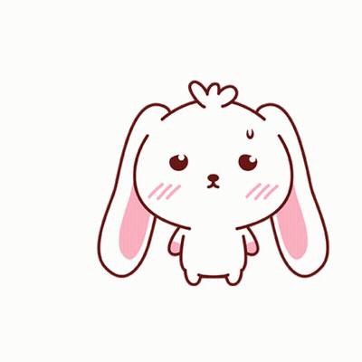 Bunny With Pink Ears GIF