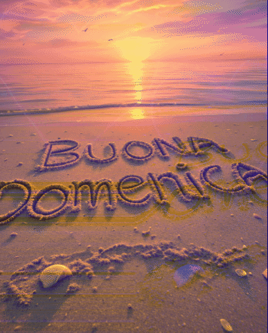 Buona Domenica In Sand GIF