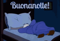 Buonanotte Donal Duck In Bed GIF