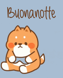Buonanotte Sleepy Orange Cat GIF