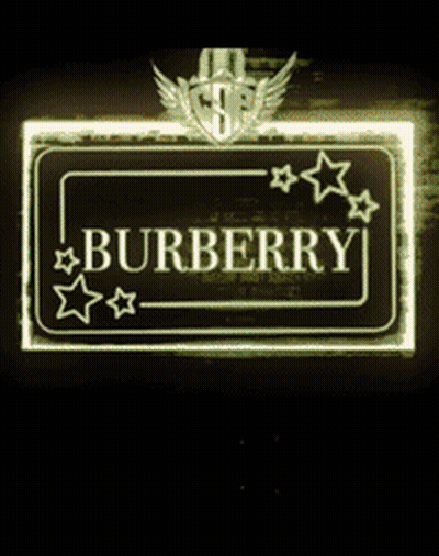 Burberry Sign With Stars GIF