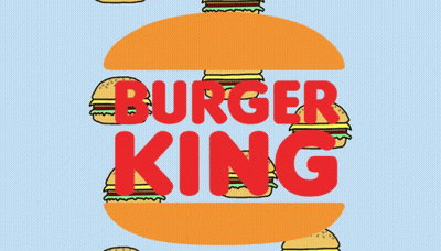 Burger With Burger King Text GIF