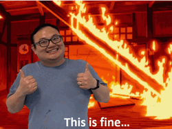 Burning Building This Is Fine GIF
