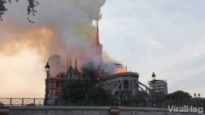 Burning Building Viralhog GIF