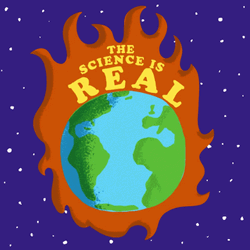 Burning Earth Global Warming GIF