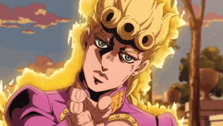 Burning Giorno Giovanna GIF