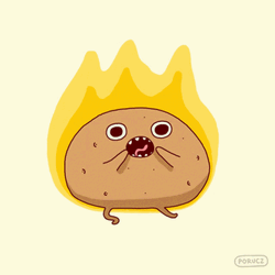 Burning Hot Potato Dance GIF