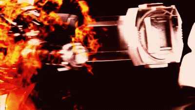 Burning Object With Letter O GIF