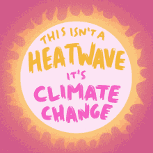 Burning Sun Hot Weather Text Animation GIF