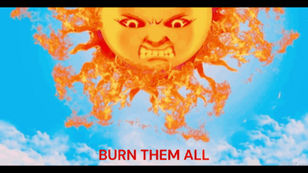 Burning Sun Teletubbies GIF