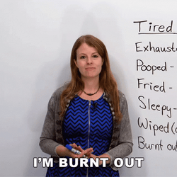 Burnout Teacher I'm Burnt Out GIF