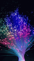 Bursting Sky With Flashing Colors GIF