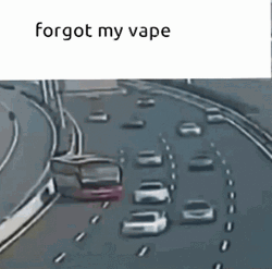 Bus Traffic Forgot My Vape GIF