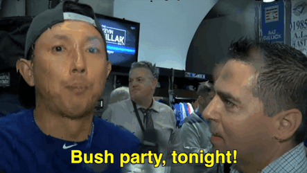 Bush Party Tonight Let's Go GIF