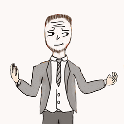 Business Man Power Explosion Meme GIF