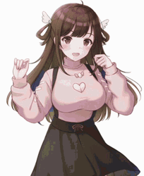 Busty Anime Cute Girl Miori Celesta GIF