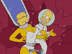 Busty Marge Simpson GIF