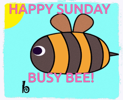 Busy Bee Cute Sunday GIF