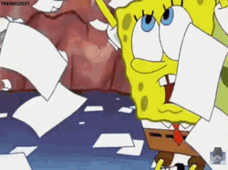 Busy Chaos Spongebob GIF