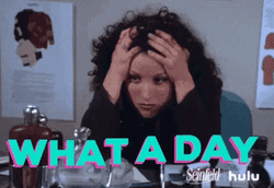 Busy Monday Tired Julia Louis Dreyfus Seinfeld GIF
