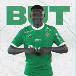 But AS Saint Etienne Fist Bump GIF