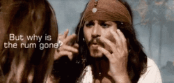 But Why Rum Gone Captain Jack Sparrows  GIF
