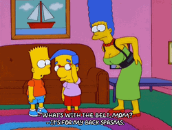 Butt Hurt Large Marge Simpson GIF