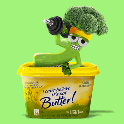 Butter Gym Eat GIF