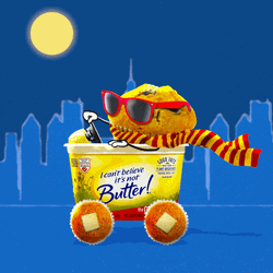 Butter Hungry Late Night GIF