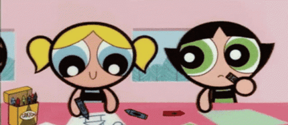 Buttercup Bully Face Powerpuff Girls GIF