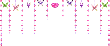 Butterflies And Hearts Hanging Sticker