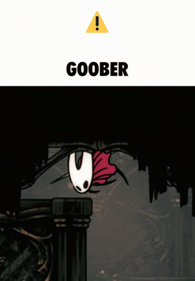 Butterfly Poster Saying Goober GIF